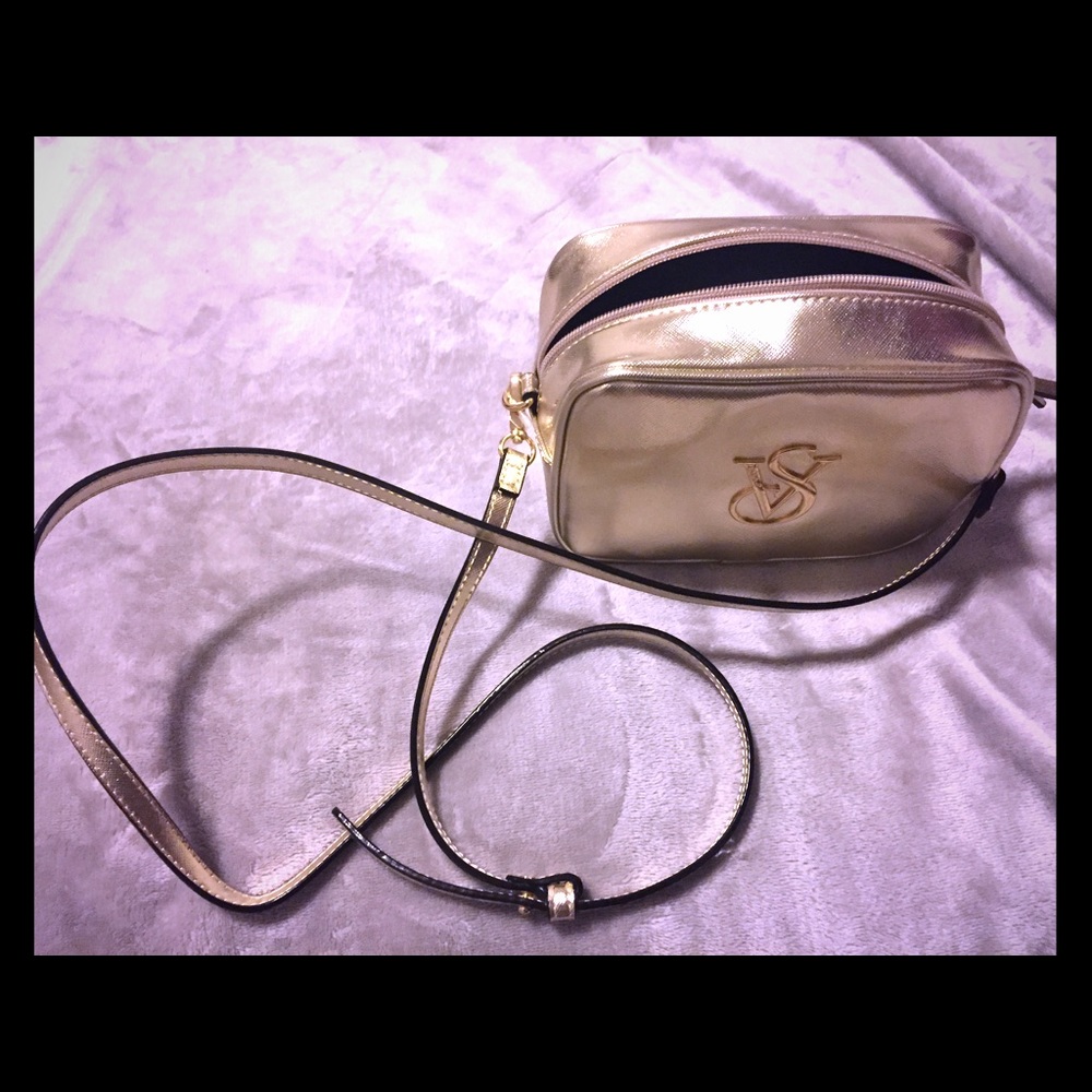 Victoria's Secret Small Golden Cross-Body